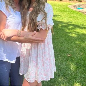 Light pink baby doll dress